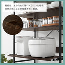 スライド棚付きゴミ箱上ラック〔幅80cm〕 レンジラック ゴミ箱上ラック スリム レンジ台 幅80 食器棚 おしゃれ キッチンボード ゴミ箱上棚 キッチン 収納 スライド棚 炊飯器 トースター ぼん家具