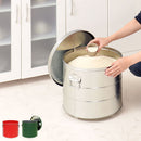 バケツ型米びつ〔20kgタイプ〕 米びつ 20kg 日本製 計量カップ付き 密閉 軽量 錆びに強い 防虫 頑丈 湿気 酸化防止 トタン製 米 OBAKETSU(オバケツ)