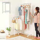 3WAYハンガーラック ハンガーラック キャスター付き スリム 押入れ パイプハンガー ダブル 洋服掛け 大容量 パイプ 二段 折りたたみ 伸縮 コンパクト スチール ズボン 収納 おしゃれ ぼん家具