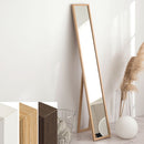 スタンドミラー〔幅23cm〕 全身鏡 姿見鏡 姿見 おしゃれ スタンドミラー 鏡 ミラー 全身 北欧 高さ150 幅23 折りたたみ式 スリム 自立 飛散防止 木枠 ぼん家具