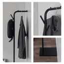 ポールハンガー コートハンガー ポールハンガー ハンガーラック スリム コート掛け 玄関 ハンガーポール コートスタンド 洋服掛け スタンド 立て掛け 2WAY フック付き ぼん家具