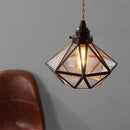 ペンダントライト 1灯 ガラス ペンダントライト LED 1灯 ダイニングライト キッチンライト ダイヤモンド シンプル ライト 照明 ガラス キッチン照明 アンティーク noji ノジー ぼん家具