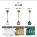 ペンダントライト ステンドグラス風 ペンダントライト 照明 ライト ガラス 丸 宝石 真鍮 おしゃれ LED ペンダントランプ アンティーク レトロ 小型 ガラスシェード カフェ風 noji ノジー ぼん家具