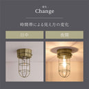 シーリングライト 1灯 マリンライト シーリングライト LED おしゃれ 照明器具 天井照明 ガラス マリンランプ レトロ 北欧 スチール 口金 e17 2畳 3畳 トイレ 寝室 玄関 ぼん家具