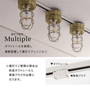 シーリングライト 1灯 マリンライト シーリングライト LED おしゃれ 照明器具 天井照明 ガラス マリンランプ レトロ 北欧 スチール 口金 e17 2畳 3畳 トイレ 寝室 玄関 ぼん家具