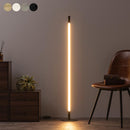 フロアライト スティック型 フロアライト 調光 調色 電球色 昼白色 間接照明 リモコン バーライト フロアランプ スタンドライト 照明 フットスイッチ タイマーオフ機能 スリム ぼん家具