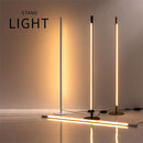 フロアライト スティック型 フロアライト 調光 調色 電球色 昼白色 間接照明 リモコン バーライト フロアランプ スタンドライト 照明 フットスイッチ タイマーオフ機能 スリム ぼん家具