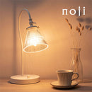 デスクライト モールガラス デスクライト 調光式 LED 卓上ライト ガラス スタンドライト おしゃれ ダイヤルスイッチ 角度調整 リビング 寝室 北欧 コンセント式 noji ノジー noji
