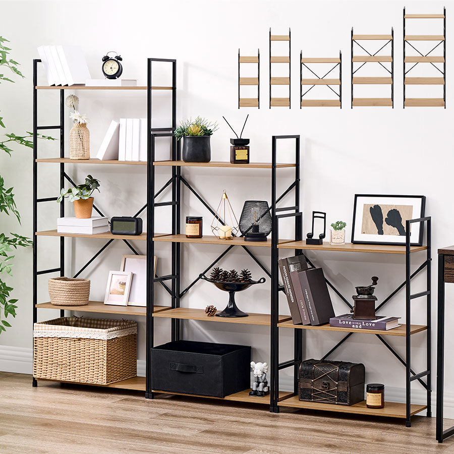 黒の木製オープンシェルフ 東谷 オープンシェルフ 幅80cm 2段 天然木 ろくろ脚 ラタン 完成