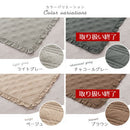 コットンケット〔120×180cm〕 ラグ ラグマット カーペット キルトラグ キルトケット コットンケット 汚れ防止 綿100% 中綿入り キルト生地 無地 約 120×180 床暖房対応 FRUTO