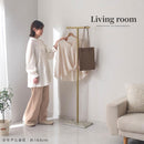 ポールハンガー ハンガーラック 高さ調整 洋服掛け ポールハンガー スリム 省スペース パイプハンガー 洗濯物干し 物干しラック 室内 組立簡単 T字 約 幅40 高さ150 ぼん家具