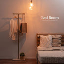 ポールハンガー ハンガーラック 高さ調整 洋服掛け ポールハンガー スリム 省スペース パイプハンガー 洗濯物干し 物干しラック 室内 組立簡単 T字 約 幅40 高さ150 ぼん家具