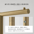 ポールハンガー ハンガーラック 高さ調整 洋服掛け ポールハンガー スリム 省スペース パイプハンガー 洗濯物干し 物干しラック 室内 組立簡単 T字 約 幅40 高さ150 ぼん家具