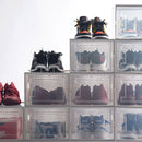 シューズボックス Lサイズ〔8個セット〕 シューズボックス スニーカーボックス クリア おしゃれ 靴収納 靴箱 スニーカーケース シューズケース 靴入れ 8個セット 透明 箱 ディスプレイ ぼん家具