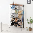 天板付きシューズラック 5段 シューズラック 下駄箱 靴箱 スリム 玄関収納 靴収納 省スペース 靴棚 薄型 狭い玄関 靴ラック 5段 くつ箱 おしゃれ シューズボックス 扉なし ぼん家具