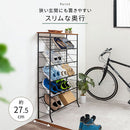 天板付きシューズラック 5段 シューズラック 下駄箱 靴箱 スリム 玄関収納 靴収納 省スペース 靴棚 薄型 狭い玄関 靴ラック 5段 くつ箱 おしゃれ シューズボックス 扉なし ぼん家具