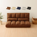 リクライニングソファベッド〔セミダブル〕 ソファー ソファ 1人掛け 2人掛け セミダブル ローソファ ローソファー コンパクト ソファーベット ソファベッド マットレス 布地 座椅子 一人用 おしゃれ 北欧 ぼん家具