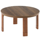 薄型ヒーター折れ脚こたつ〔円形直径70cm〕 こたつ コタツ おしゃれ こたつテーブル 大理石風 モルタル調 北欧 70 丸 リビングこたつ 家具調こたつ 継ぎ脚 折りたたみ ヒーター 薄型 ぼん家具