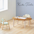 ビーンズテーブル キッズテーブル キッズデスク 折り畳みテーブル 木製 お絵かき 学習机 おままごと ビーンズ型 かわいい キッズデスク 軽量 コンパクト 折りたたみ座卓 ぼん家具