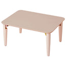 キッズテーブル〔60x45cm〕 キッズテーブル キッズデスク 折りたたみテーブル 長方形 木製 ローテーブル おしゃれ 軽量 子供用 スリム コンパクト 約 幅60 奥行45 高さ30cm お絵描き ぼん家具