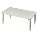 キッズテーブル〔80x45cm〕 キッズテーブル キッズデスク 折りたたみテーブル 長方形 木製 ローテーブル おしゃれ 軽量 子供用 スリム コンパクト 約 幅80 奥行45 高さ35cm お絵描き ぼん家具