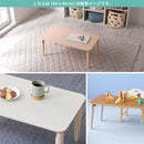 キッズテーブル〔80x45cm〕 キッズテーブル キッズデスク 折りたたみテーブル 長方形 木製 ローテーブル おしゃれ 軽量 子供用 スリム コンパクト 約 幅80 奥行45 高さ35cm お絵描き ぼん家具