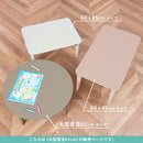 キッズテーブル〔丸型直径65cm〕 キッズテーブル キッズデスク お絵描き 折りたたみテーブル 円形 丸型 木製 ローテーブル おしゃれ 軽量 子供用 スリム コンパクト 約 直径65 高さ30cm ぼん家具