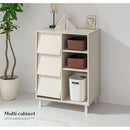 キャビネット〔Eタイプ〕 キャビネット 3段 可動棚 サイドボード 収納棚 リビング 引き出し 北欧 A4 ぼん家具