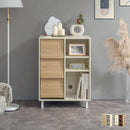 キャビネット〔Eタイプ〕 キャビネット 3段 可動棚 サイドボード 収納棚 リビング 引き出し 北欧 A4 ぼん家具