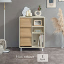 キャビネット〔Eタイプ〕 キャビネット 3段 可動棚 サイドボード 収納棚 リビング 引き出し 北欧 A4 ぼん家具