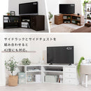 コーナーテレビ台3点セット テレビ台 ローボード 収納 おしゃれ コーナー 北欧 TVボード ロータイプ テレビラック サイドチェスト 木製 コーナーテレビ台 ぼん家具