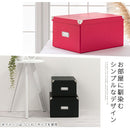 収納ボックス〔XL〕 収納ボックス 衣装ケース 収納ケース フタ付き おしゃれ カラーボックス インナーボックス 折りたたみ 小物入れ 大容量 奥行40 Toffy