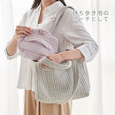 トラベルポーチ〔S〕 トラベルポーチ 旅行用圧縮袋 旅行用ポーチ 圧縮ポーチ Sサイズ 衣類 おむつ バッグインバッグ 収納 仕分け ファスナー 旅行 出張 防災 ぼん家具