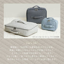 トラベルポーチ〔L〕 トラベルポーチ 旅行用圧縮袋 旅行用ポーチ 圧縮ポーチ Lサイズ 衣類 おむつ バッグインバッグ 収納 仕分け ファスナー 旅行 出張 防災 ぼん家具