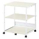 プリンターラック プリンター台 デスクワゴン プリンターラック おしゃれ キャスター 幅60 3段 オープンラック A4 収納 スライド棚 可動棚 オフィス ファイル ぼん家具