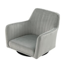 回転座椅子 座椅子 回転 肘掛け おしゃれ 回転座椅子 肘付き 座イス 勉強 肘置き 1人掛け 背もたれ 回転式 一人用 ファブリック コンパクト 一人暮らし フェイクレザー 合皮 ぼん家具