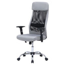 ファブリックチェア オフィスチェア デスクチェア 学習椅子 ハイバック おしゃれ 北欧 パソコンチェア キャスター 肘付き メッシュ ワークチェア ヘッドレスト ぼん家具