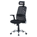 ヘッド付アームアップチェア オフィスチェア デスクチェア 学習椅子 ハイバック おしゃれ 北欧 パソコンチェア キャスター 肘 跳ね上げ メッシュ ヘッドレスト ぼん家具