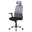 ヘッド付アームアップチェア オフィスチェア デスクチェア 学習椅子 ハイバック おしゃれ 北欧 パソコンチェア キャスター 肘 跳ね上げ メッシュ ヘッドレスト ぼん家具