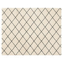 ベニワレン風シャギーラグ〔190×240cm〕 ラグ ラグマット カーペット ベニワレン モロッカン柄 約 190×240cm 洗える 床暖房対応 滑り止め付き ダイヤ柄 シャギー かわいい 韓国インテリア ぼん家具