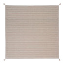 コットンラグ〔185×185cm〕 ラグ カーペット ラグマット 洗える おしゃれ 2畳 3畳 絨毯 北欧 185×185cm オールシーズン ジャガード織り 四角 床暖房対応 滑り止め付 ぼん家具