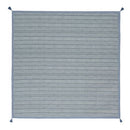 コットンラグ〔185×185cm〕 ラグ カーペット ラグマット 洗える おしゃれ 2畳 3畳 絨毯 北欧 185×185cm オールシーズン ジャガード織り 四角 床暖房対応 滑り止め付 ぼん家具