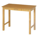 引き出し付き木製デスク パソコンデスク デスク 机 奥行45 幅90 平机 引き出し 収納 多目的 フリーデスク シンプル 事務机 木目 おしゃれ 北欧 テーブル 天然木 長方形 コンパクト ぼん家具