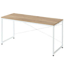 シンプルデスク デスク パソコンデスク 学習机 ワークデスク おしゃれ 作業台 木製 幅160 高さ70 奥行60 長机 ワイド PC ゲーミング シンプル スチール 白 茶 ぼん家具