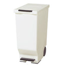 スライドペダルペール ゴミ箱 ダストボックス おしゃれ キャスター付き 45リットル ペダル式 スリム 角型 インテリア 家具 キッチン リビング 北欧風 ぼん家具