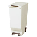 スライドペダルペール ゴミ箱 ダストボックス おしゃれ キャスター付き 45リットル ペダル式 スリム 角型 インテリア 家具 キッチン リビング 北欧風 ぼん家具