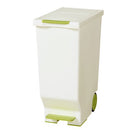 スライドペダルペール ゴミ箱 ダストボックス おしゃれ キャスター付き 45リットル ペダル式 スリム 角型 インテリア 家具 キッチン リビング 北欧風 ぼん家具