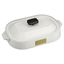 2WAY式コンパクトホットプレート コンパクトホットプレート フッ素加工 タコ焼き機 お好み焼き プレート ラドンナ 1年保証付き Toffy