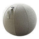 Vivora シーティングボール〔シェニール〕 バランスボール 65cm ヨガボール エクササイズプフ 空気入れ付き 持ち運び おしゃれ ピラティスボール 割れにくい 二重構造 筋トレ 山崎実業