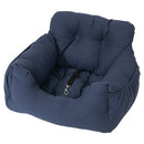 ペット用ドライブベッド〔Mサイズ〕 ドライブベッド 犬 ドライブボックス ペット用 ドライブシート イヌ 猫 車用 ペットベッド クッション ポケット 滑り止め付き 助手席 後部座席 ぼん家具